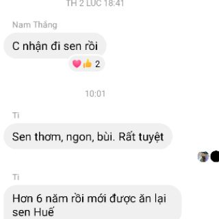 Sen tươi Huế 1kg