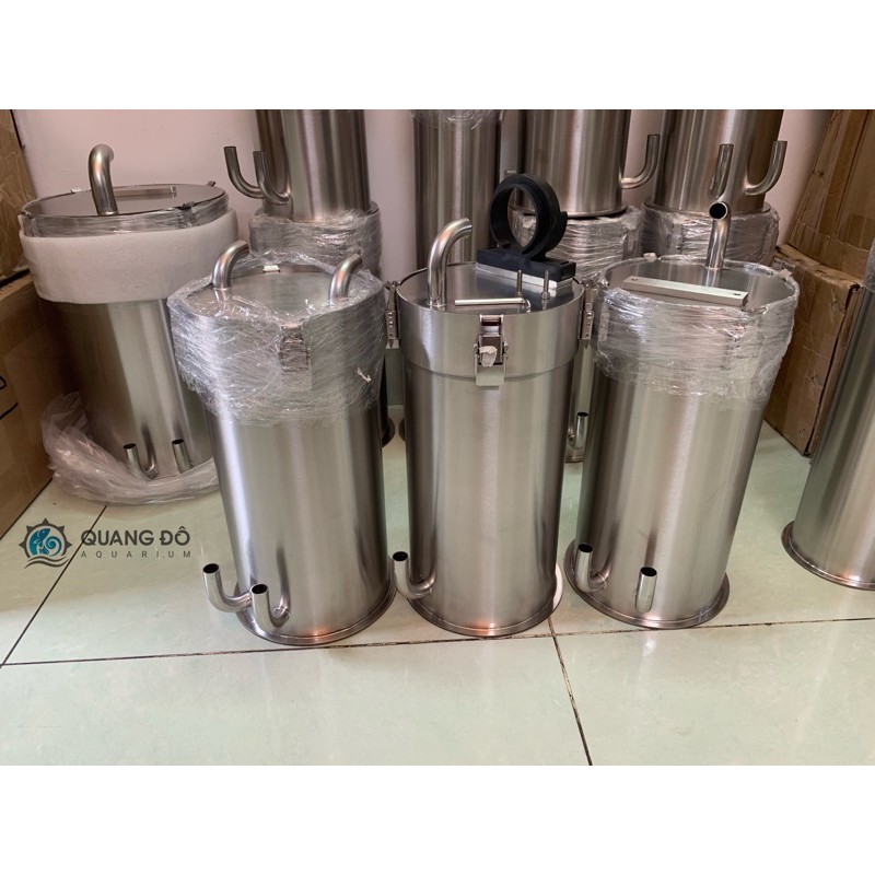 Vỏ Lọc Inox Phi 180 2 in 2 out - Lọc Phụ Inox