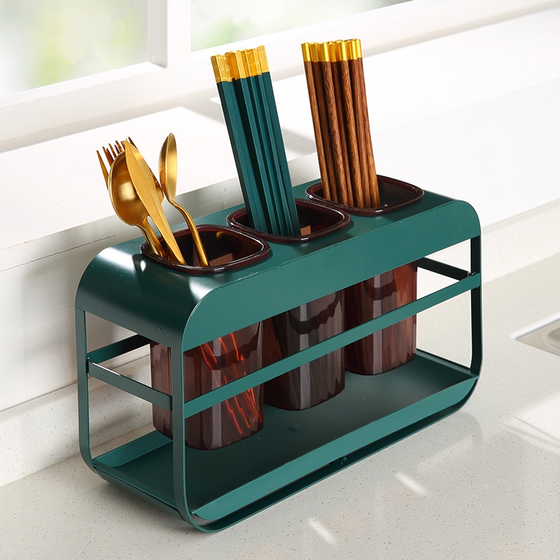 Hộp Đựng Đũa Muỗng Nĩa Bằng Sắt Sang Trọng