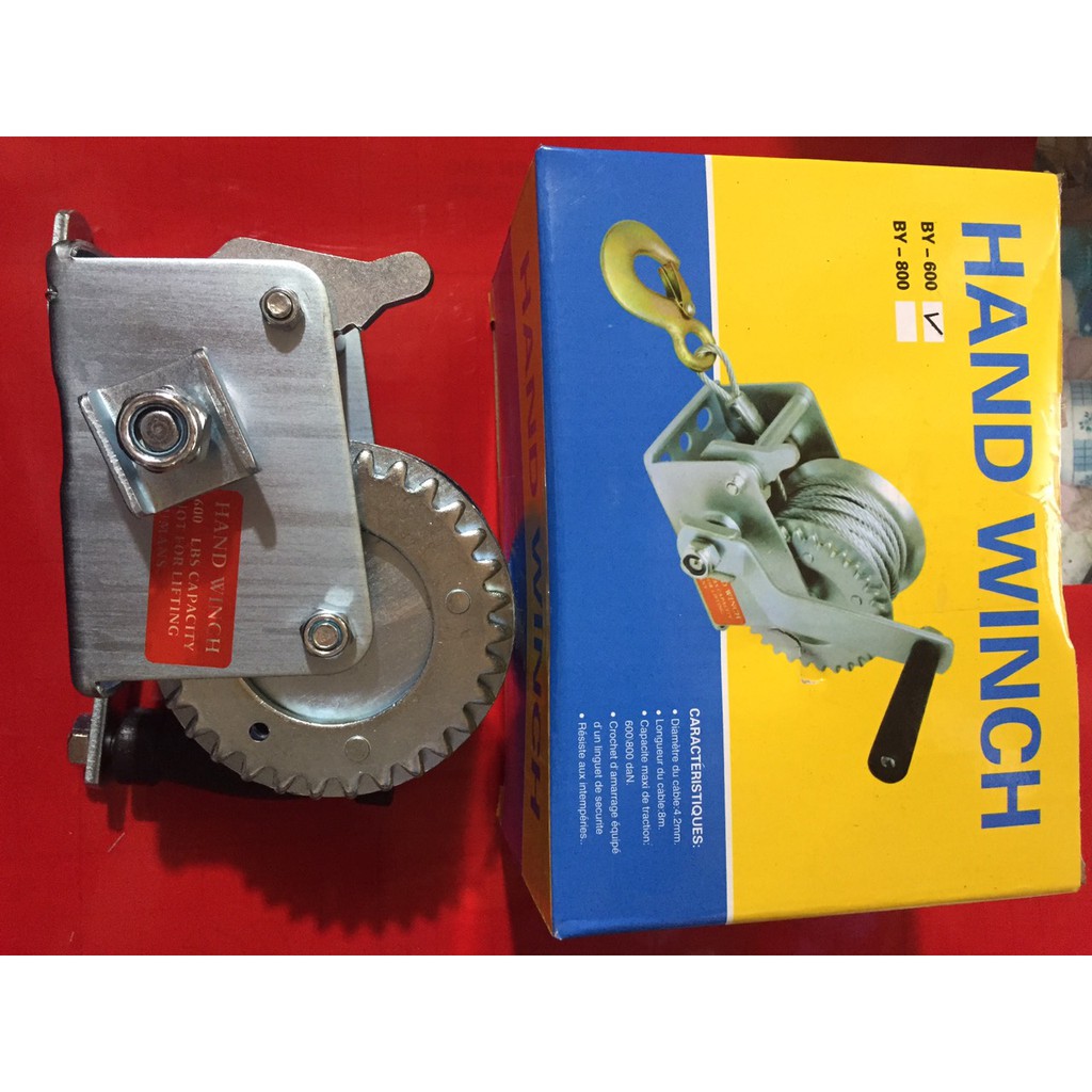Tời quay tay 600 LBS  chịu tải 272kg hàng đẹp L1 giá tốt