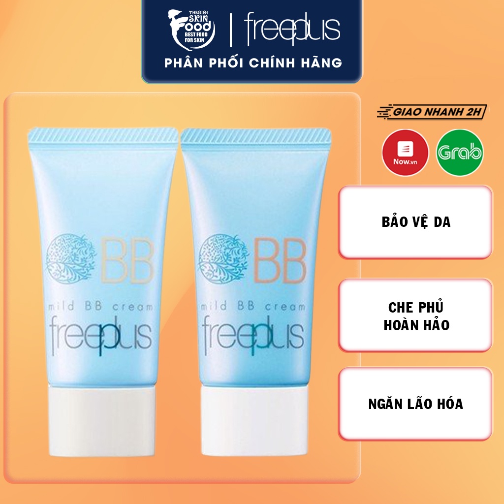 Kem Chống Nắng Che Khuyết Điểm Freeplus Mild BB Cream SPF24 PA++ 30g