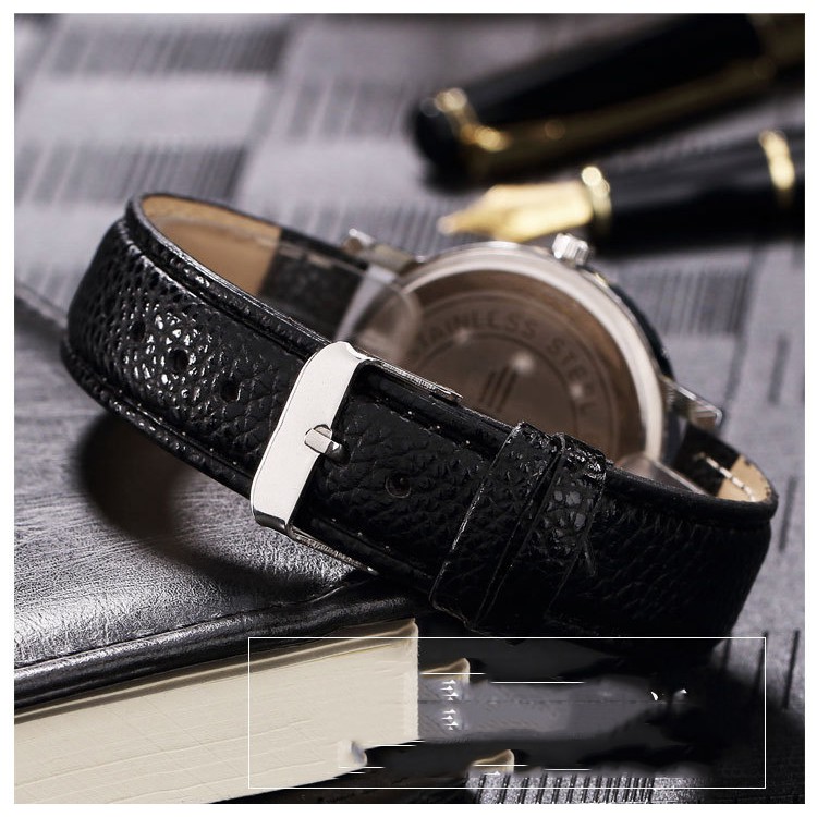 Đồng hồ nam KINGNUOS K015 dây da cao cấp + (tặng vòng tay phong thủy) | BigBuy360 - bigbuy360.vn