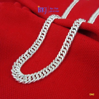 Dây Chuyền Vòng Cổ  Bạc Nam Phong Cách Mạnh Mẽ Nam Tính - Chất Liệu Bạc Ta Thật - DN02- Vàng Bạc Bảo Kim