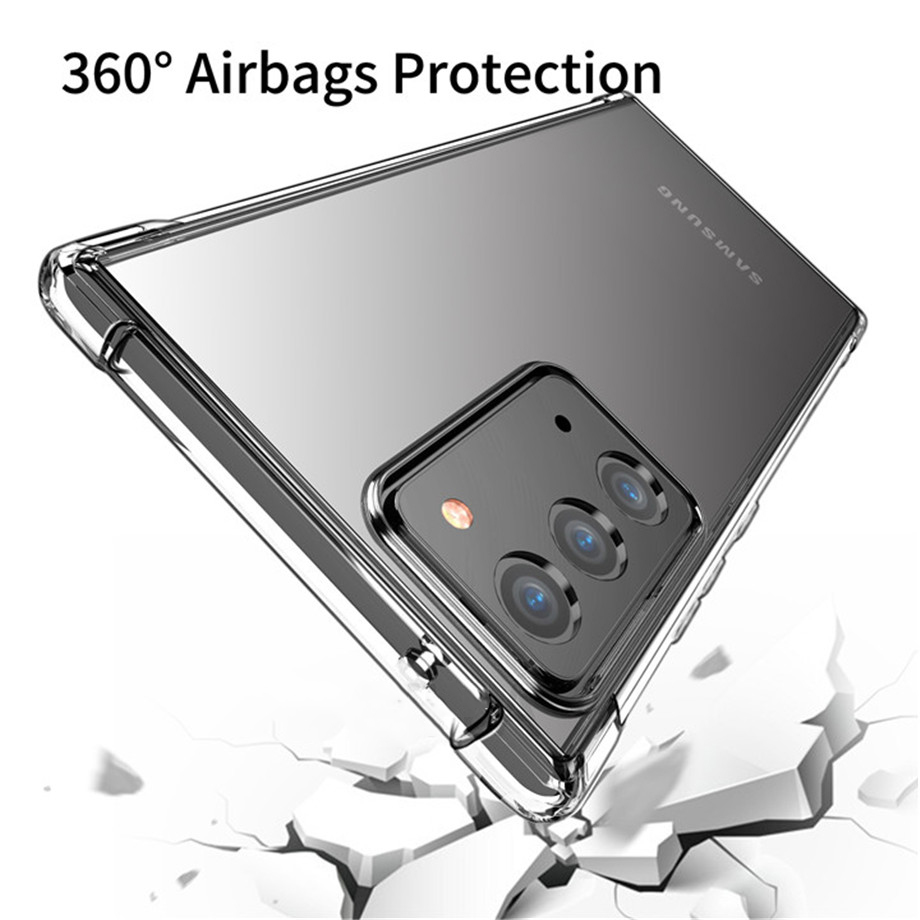 Ốp Điện Thoại Tpu Dẻo Trong Suốt Siêu Mỏng Cho Samsung Galaxy Note 20 S20 S21 Ultra S20 S10 S9 S8 Plus S20 Fe A02S A12 A42 M51