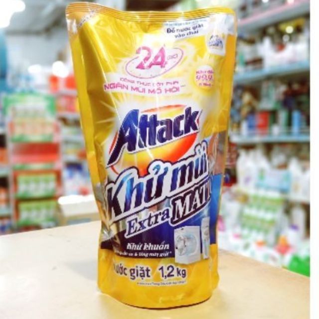 Nước giặt Attack Siêu rẻ 1.2kg