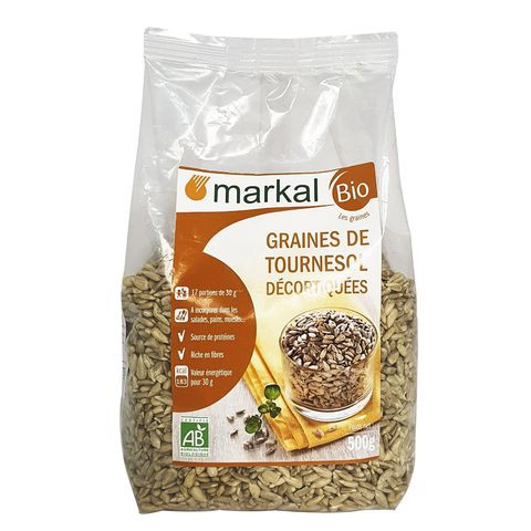 Hạt hướng dương hữu cơ đã bóc vỏ Markal 500gr