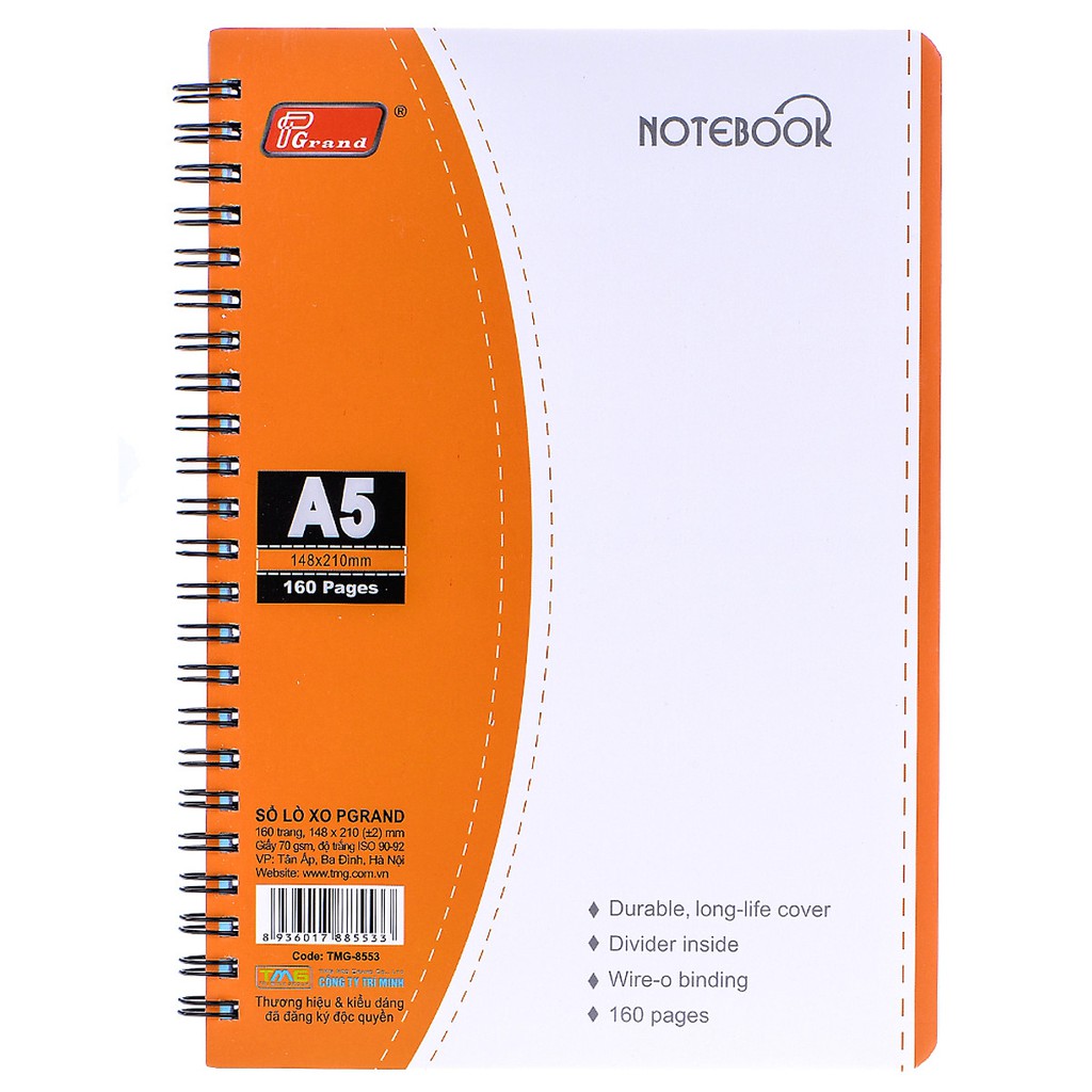 sổ lò xo A5 160 trang