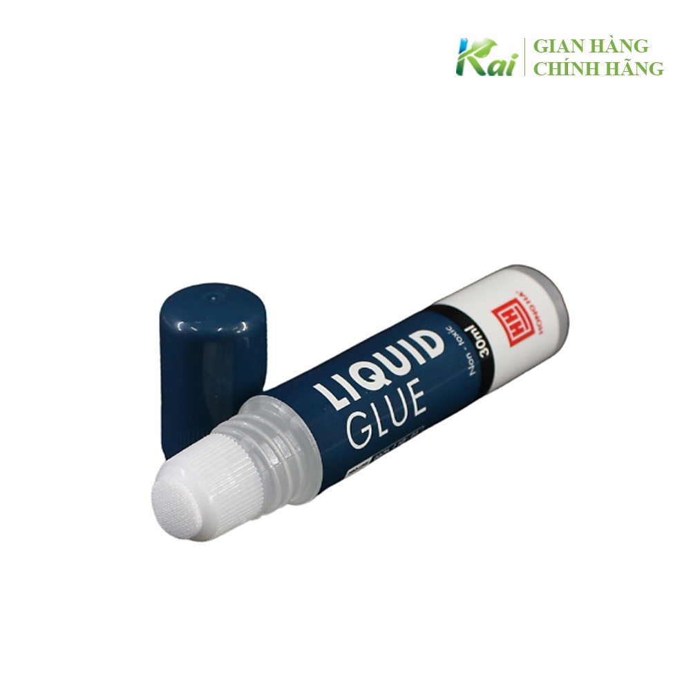 10 Lọ KEO DÁN GIẤY 30ml HT-01 (6676), thương hiệu HỒNG HÀ, an toàn, không độc hại cho người sử dụng