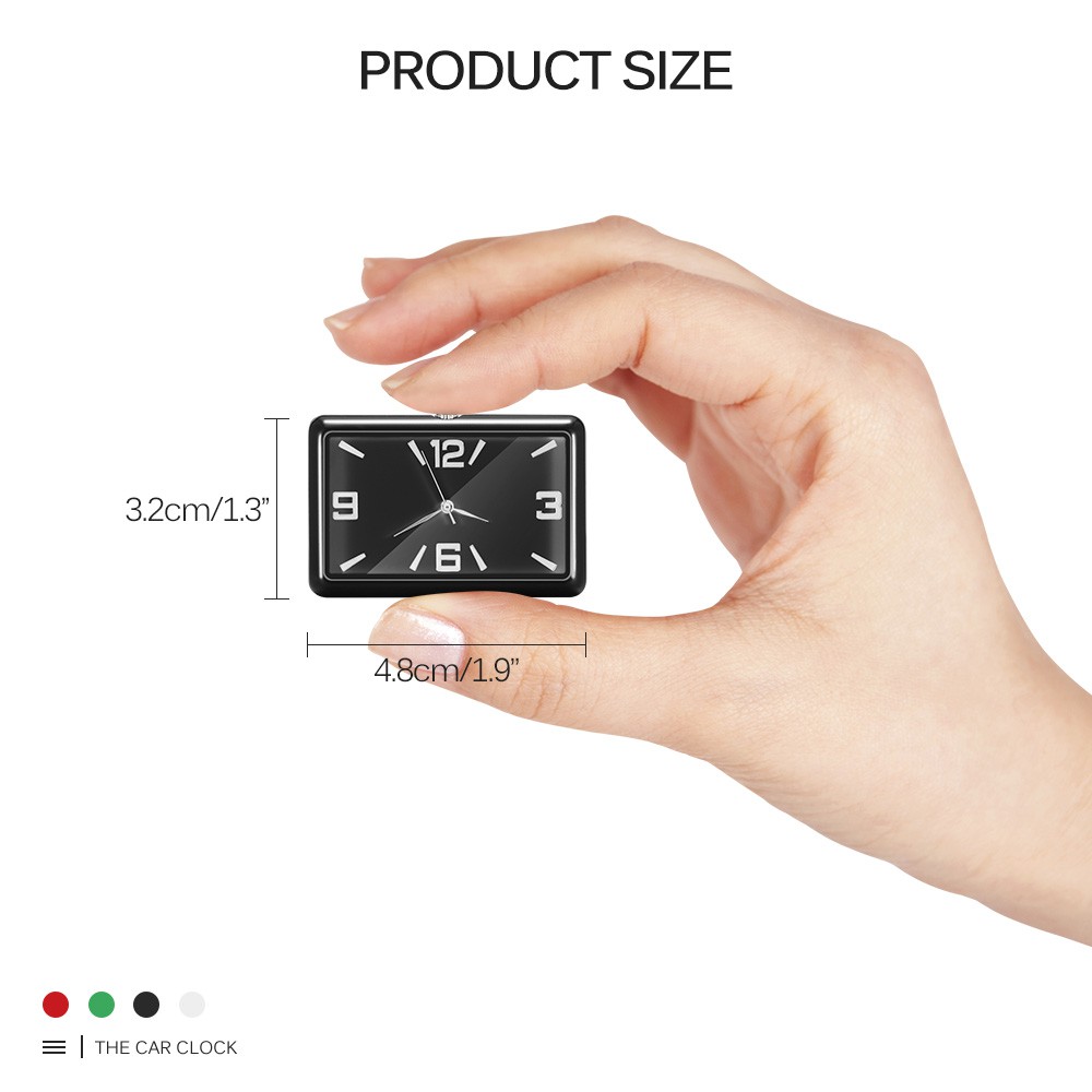 Đồng hồ thạch anh sáng tạo chuyên dùng trang trí nội thất xe hơi