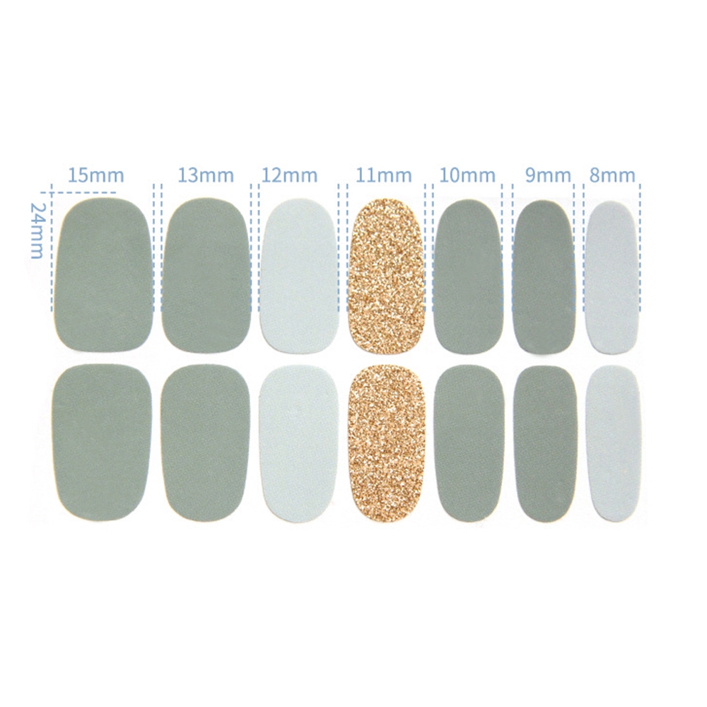 Miếng dán móng tay in hoa kháng nước