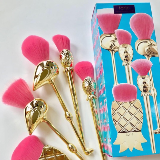 Bộ cọ trang điểm Tarte let's flamingle brush set