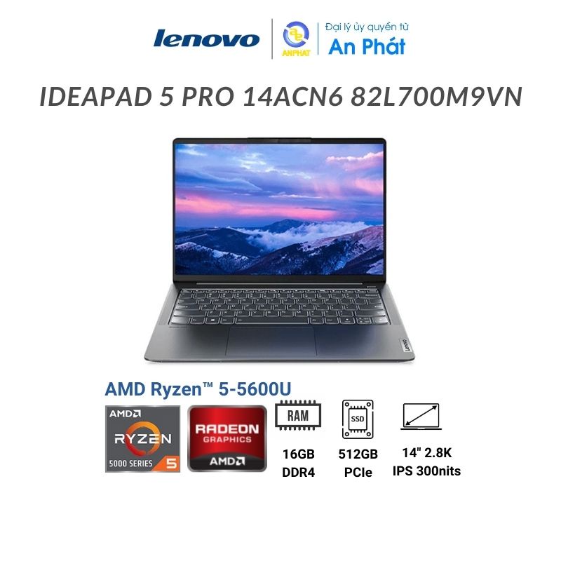 Laptop Lenovo IdeaPad 5 Pro 14ACN6 82L700M9VN