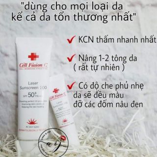 Kem chống nắng Cell Fusion C