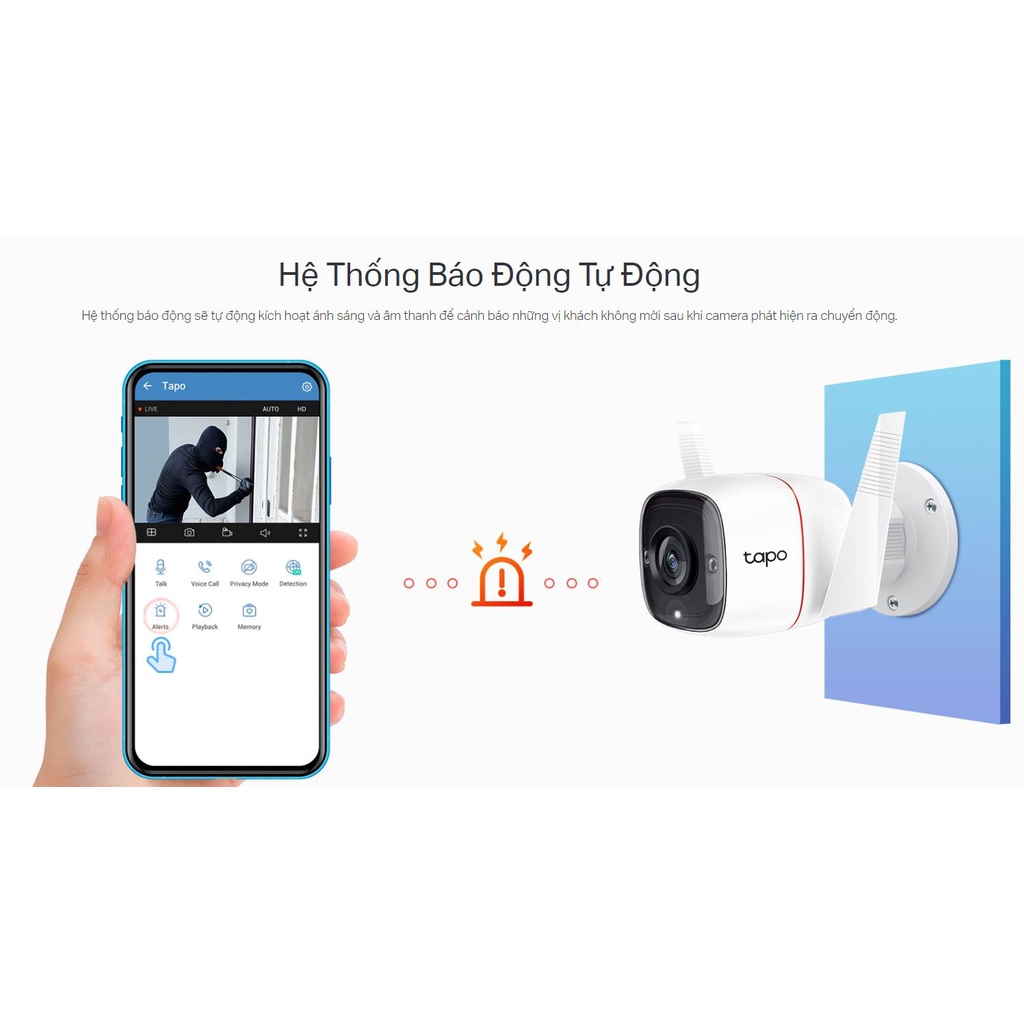 [Hỏa Tốc - HCM] Camera Wi-Fi An Ninh Ngoài Trời Tp-link Tapo C310 | Hàng Chính Hãng | Bảo Hành 24 TH | Ngocvien Store