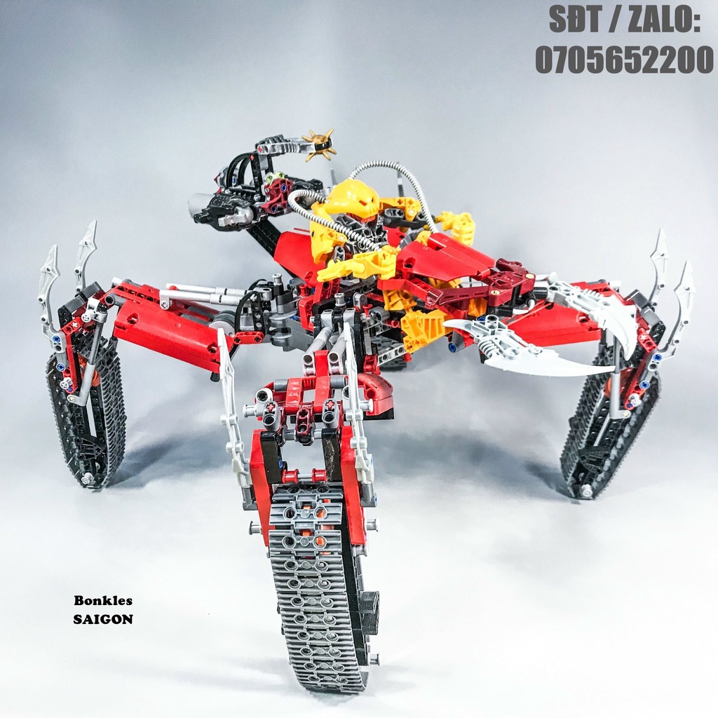 Đồ Chơi Mô Hình Vintage lắp ráp LEGO Bionicle Titan: Skopio XV-1 8996 Chính Hãng Đan Mạch (2009)