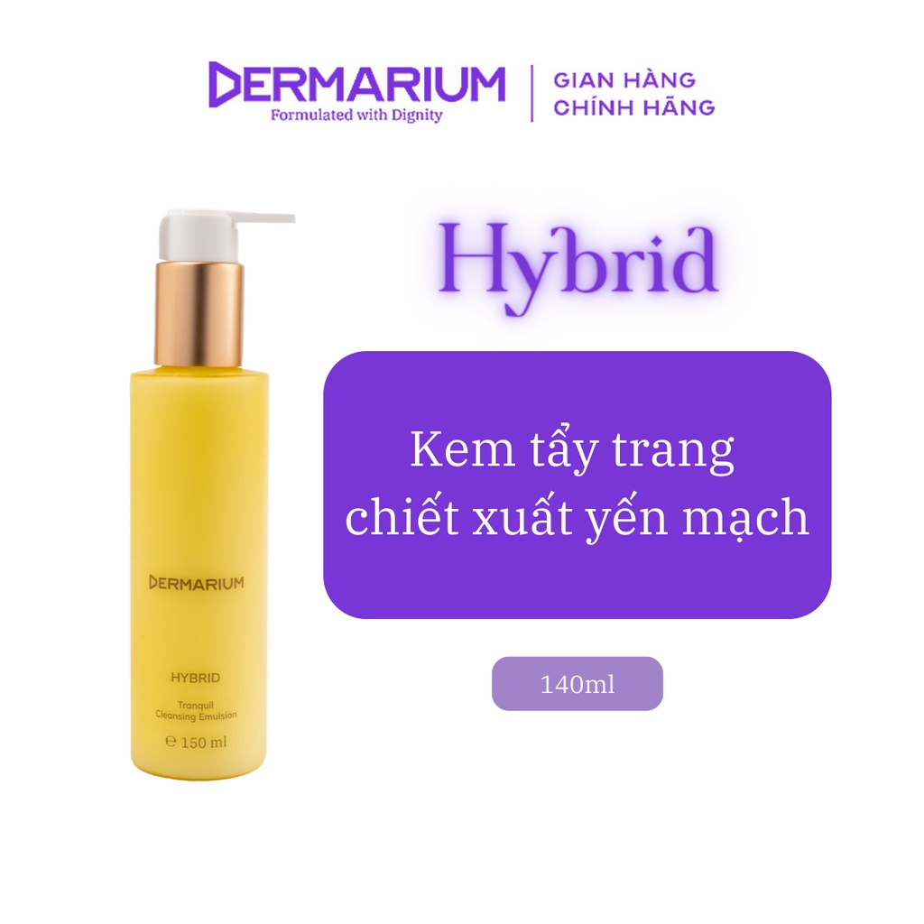 Dermarium Hybrid - Kem tẩy trang/ rửa mặt cho da nhạy cảm