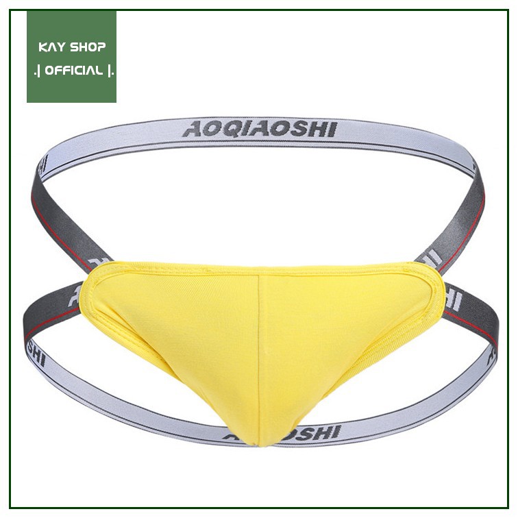 [GIẢM GIÁ CỰC HOT] Quần lót jockstrap sexy dây nâng mông AOQIAOSHI - Quần sịp nam gợi cảm khoe mông căng tròn