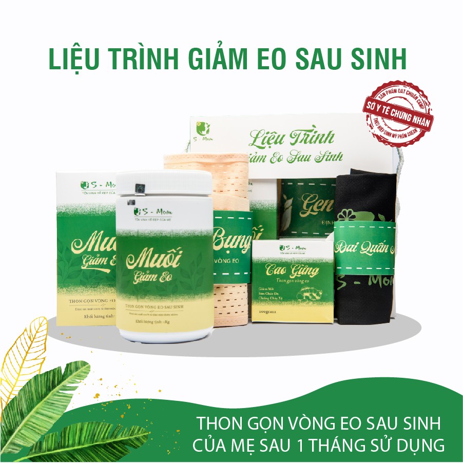 Liệu Trình Giảm Eo Sau Sinh S-Mom