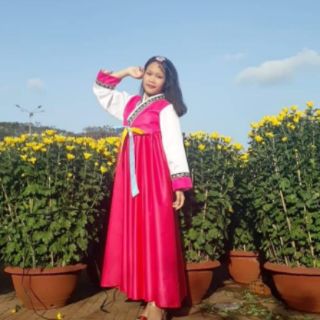 Bộ hanbok free size từ 40_60kg