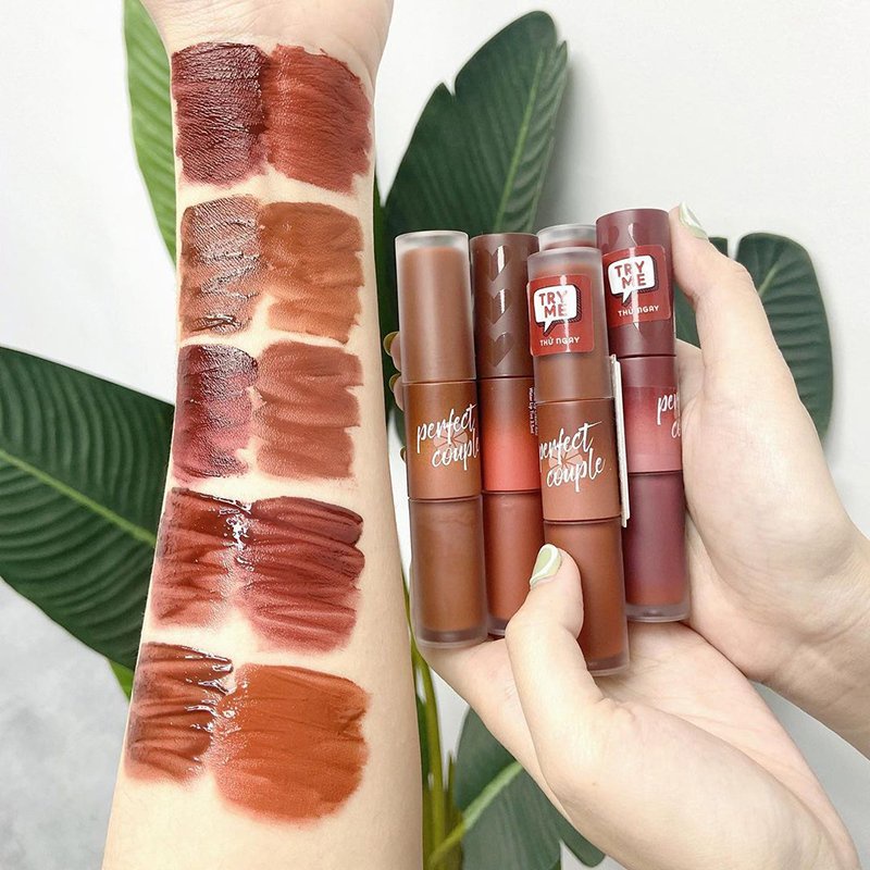 [Fashionistar Collection X Châu Bùi] Son Kem 2 Đầu Lemonade Perfect Couple Lip Fashionistar