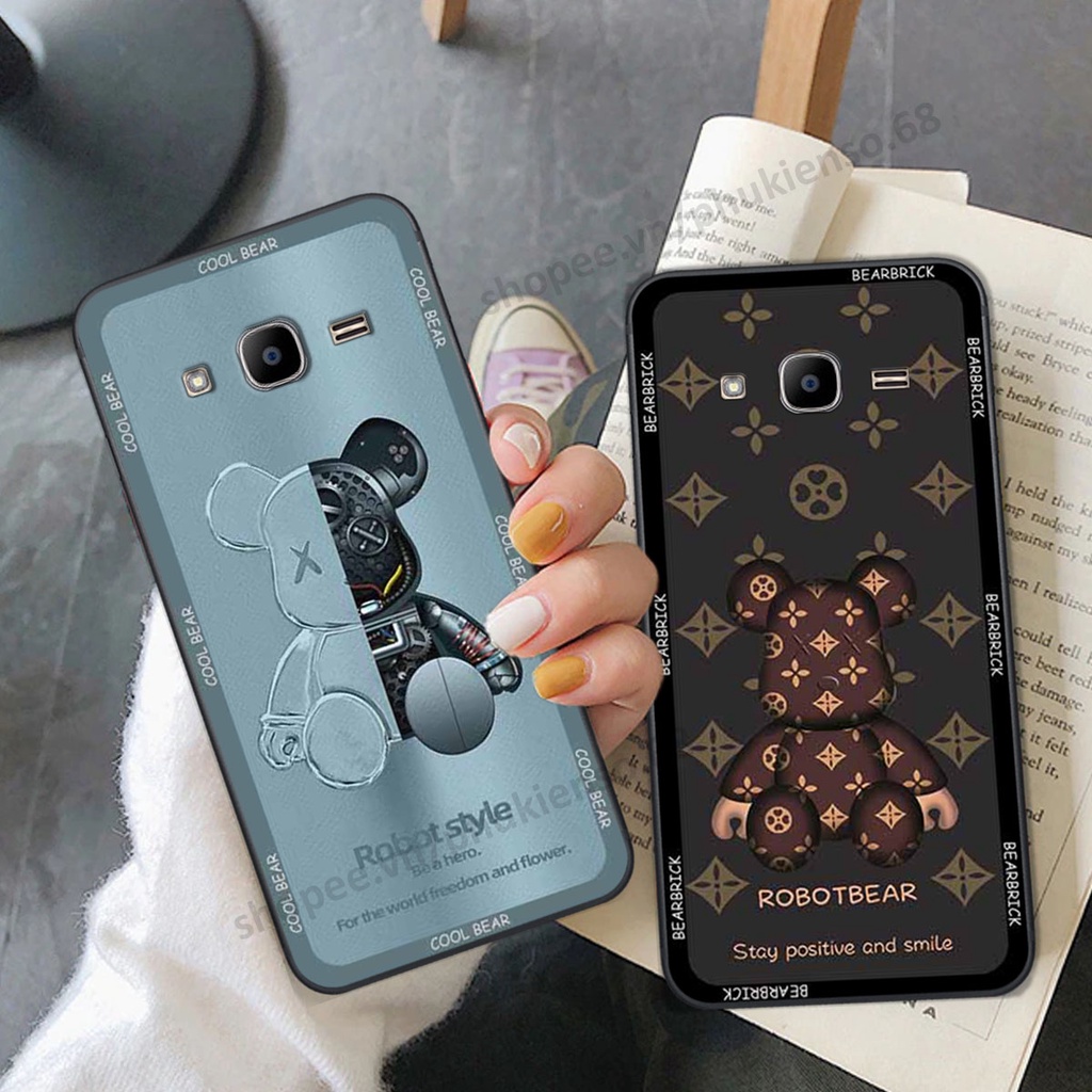 Ốp lưng điện thoại Samsung J2 Prime in hình gấu bear, kaws, doremon thời trang, ốp lưng cao cấp chất lượng