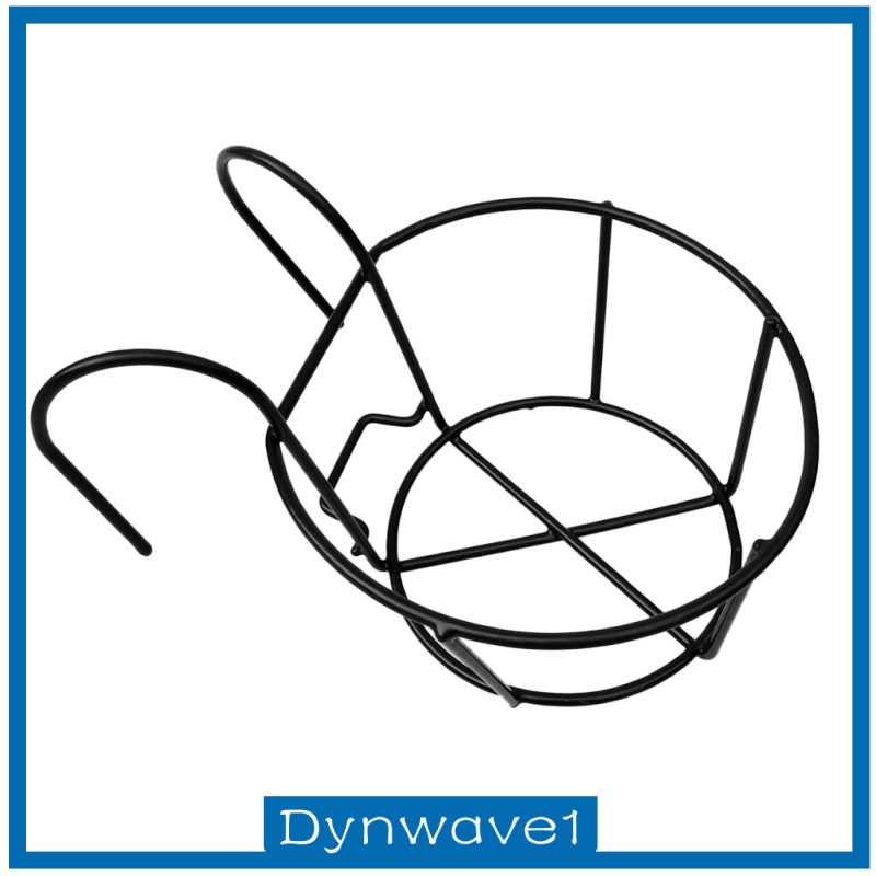 [DYNWAVE1] Flower Pot Metal Holder Basket Hanging to Wall or Garden Link Fence