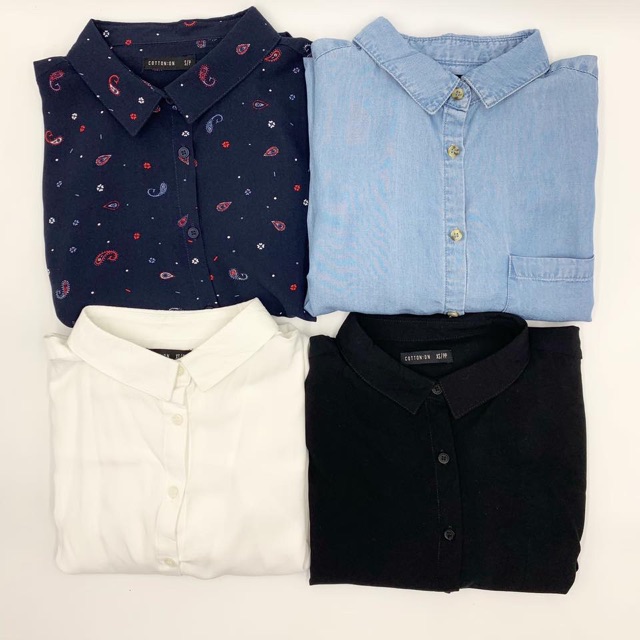 ÁO SƠMI NỮ hiệu COTTON ON