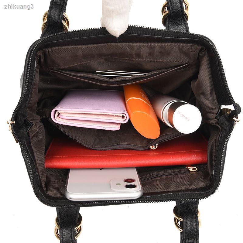 Chính Hãng Da Thật Chính Hãng Túi Xách Nữ 2021 Trung Niên Mẹ Túi Xách Nữ Đơn Giản Da Mềm Túi Nhỏ Túi Mua Sắm