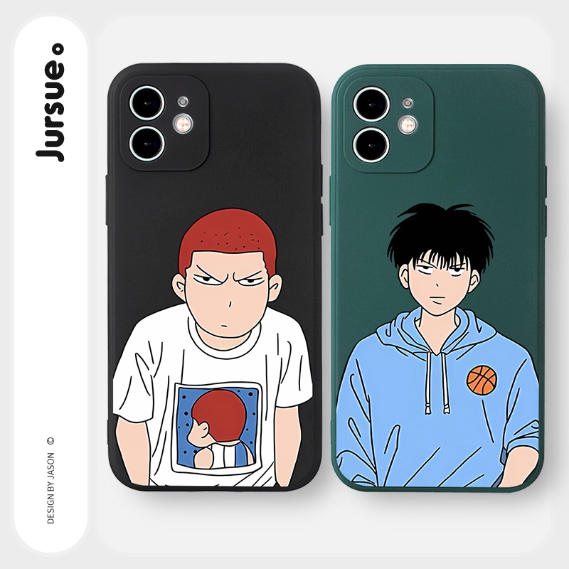 Ốp lưng JURSUE mềm chống bẩn hoạt hình độc lạ Cho iPhone 14 13 12 11 Pro Max SE 2020 X XR XS 8 7 ip 6S 6 Plus Y2383