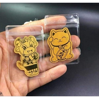 Miếng dán Mèo Thần Tài vẫy tay, mạ vàng, trang trí ốp lưng điện thoại ý nghĩa chiêu tài, hút lộc,may mắn,bình an giá rẻ