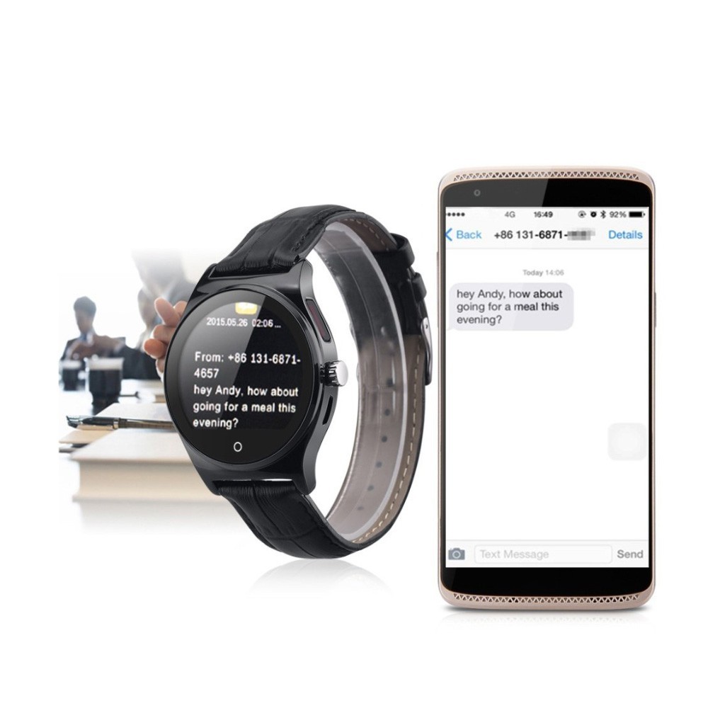 Đồng hồ thông minh Smartwatch HAFU R11 - Đo nhịp tim, nhận cuộc gọi, thông báo