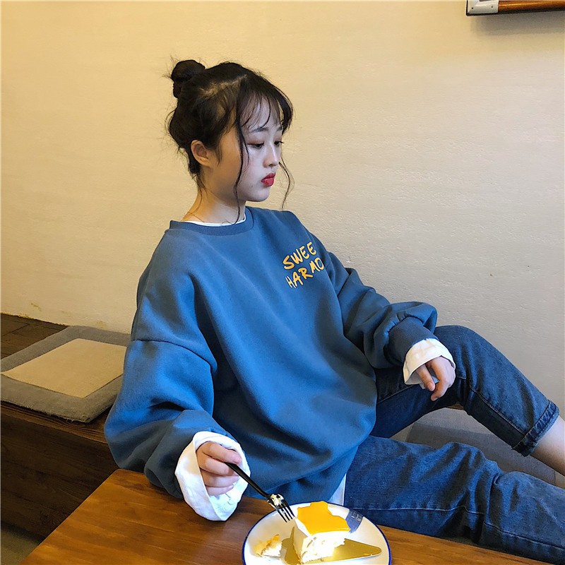 Áo SWEATER BOLD ULLZANG UNISEX phong cách Hàn Quốc chất nỉ 4 màu | BigBuy360 - bigbuy360.vn