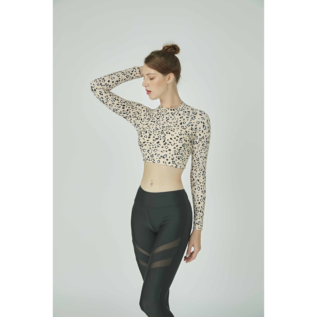 BIKINIPASSPORT - Áo lẻ tay dài Basic - Da báo BS202_LEO