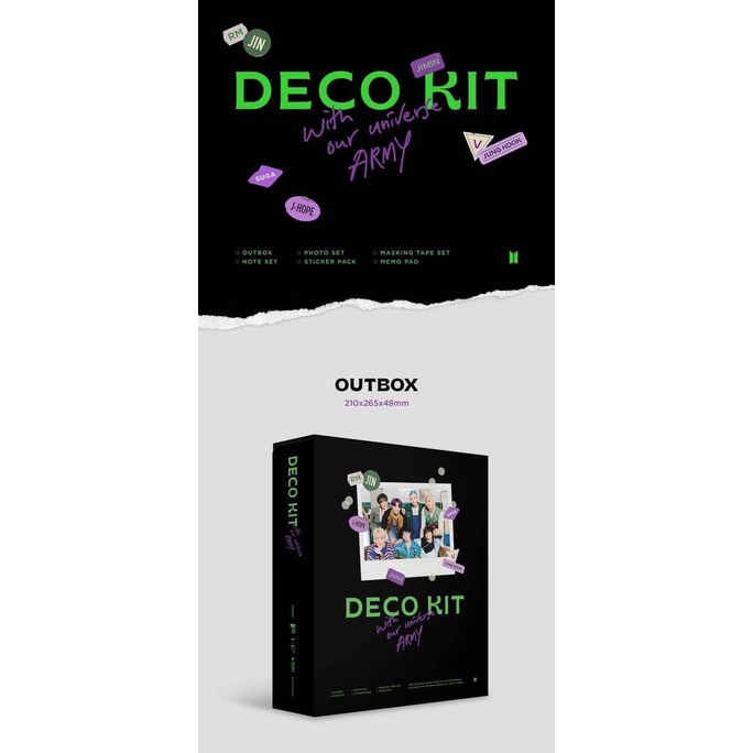 BỘ DECO KIT BTS-SIÊU DỄ THƯƠNG