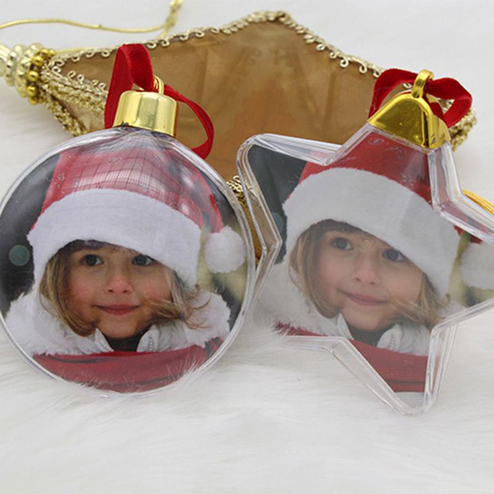 Mặt dây có thể lồng hình ảnh bản thân thiết kế dễ thương dùng để trang trí cây thông noel