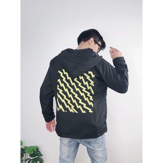 [AKSX] Áo khoác dù sọc vàng
