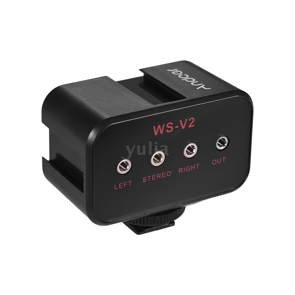 Đầu nối chuyển đổi âm thanh Andoer WS-VS jack cắm 3.5mm chuyên dụng
