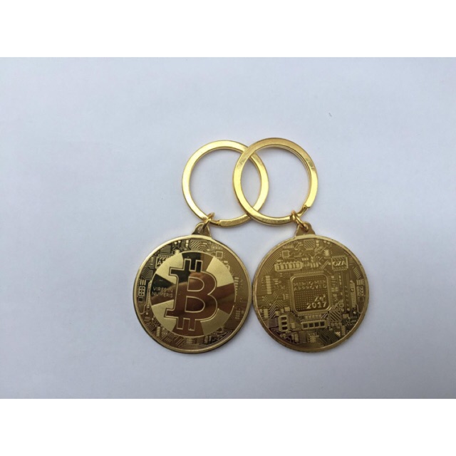 Móc chìa khoá Bitcoin may mắn, tài lộc (tặng thêm 1 đồng xu bitcoin khi mua 2 chiếc trở lên)