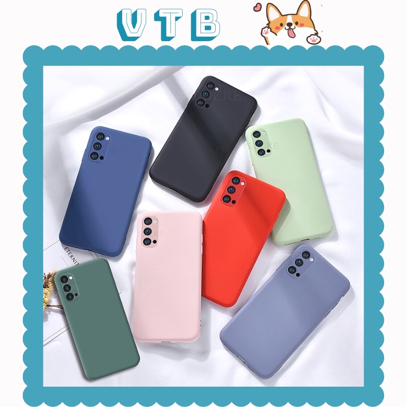 Ốp lưng dẻo màu đa dạng chống bụi cho điện thoại Oppo A74
