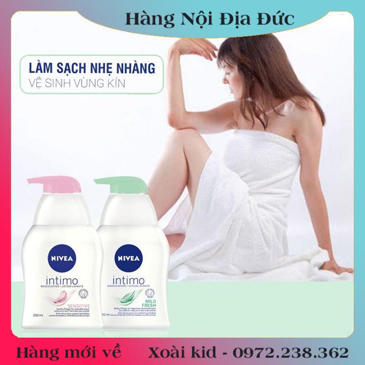 [auth] [Chính Hãng ĐỦ BILL] DUNG DỊCH VỆ SINH PHỤ NỮ NIVEA ĐỨC 250ML [Hot]