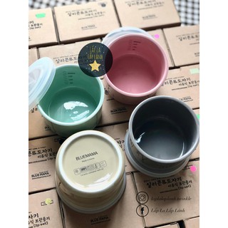 Chén sứ có nắp Bluemama #madeinKorea