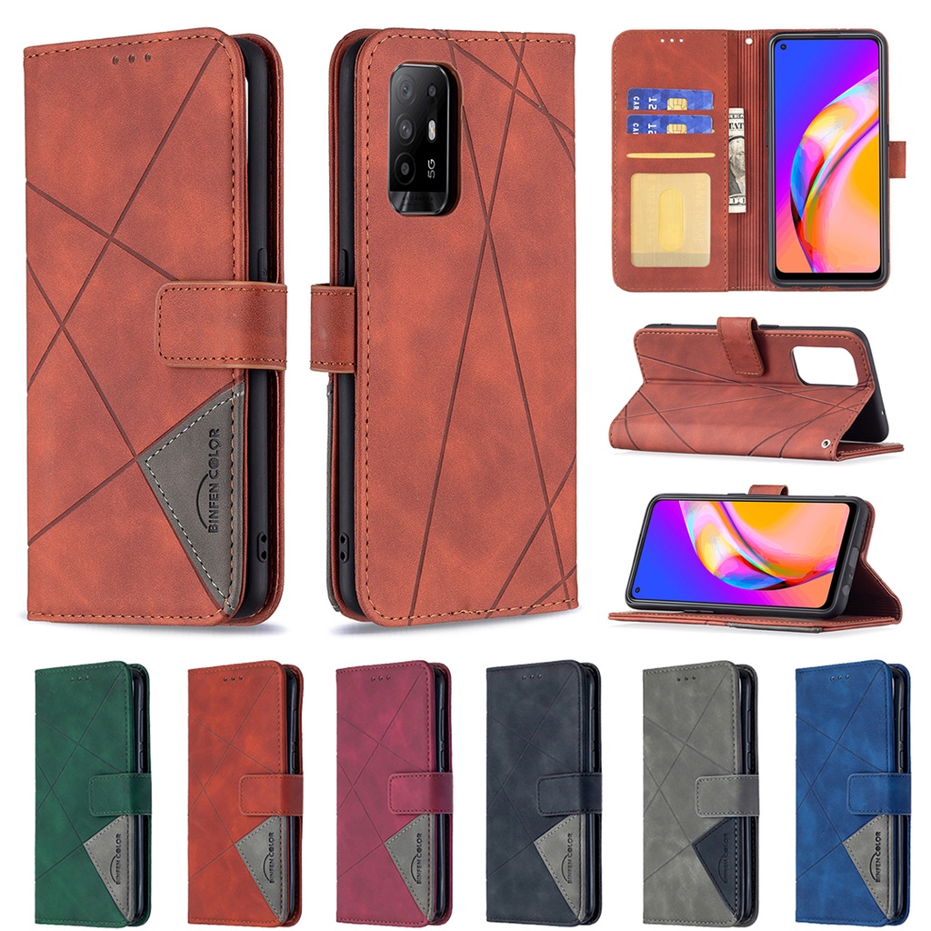 Case for OPPO A94 5G / Reno 5Z 5G / Reno 6Z 5G Ốp Bao Da Điện Thoại BF005 Cho