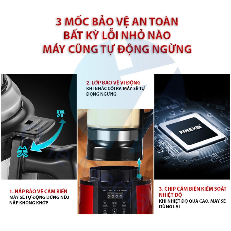 MÁY LÀM SỮA HẠT ĐA NĂNG RANBEM 769S