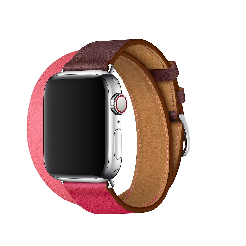 Dây đeo bằng da thời trang cho đồng hồ thông minh Apple Watch 4 / 3 / 2 / 1 / 40mm/44mm