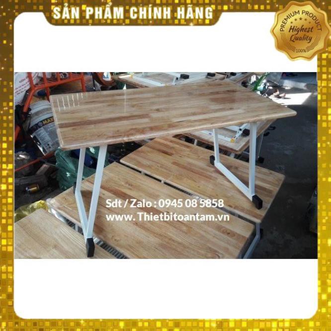 ( có sẳn )  Bàn Học Gấp Gọn Mặt gỗ Chân xếp Thông Minh