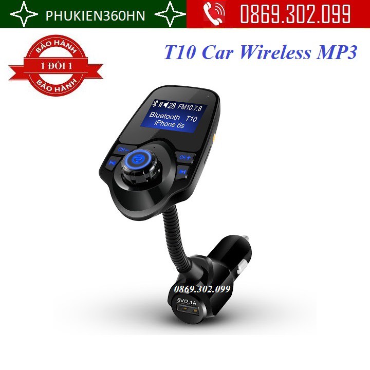 Máy Nghe Nhạc MP3 Trên Ô TÔ T10