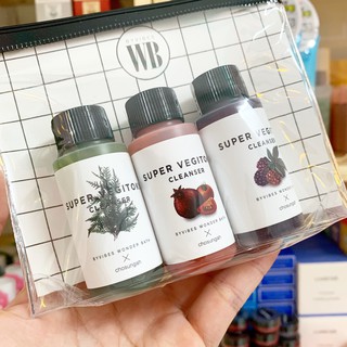 Sữa Rửa Mặt Rau Củ Thải Độc Wonder Bath Super Vegitoks Cleanser MINI 30mL