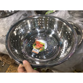 Rổ inox lỗ to 36cm