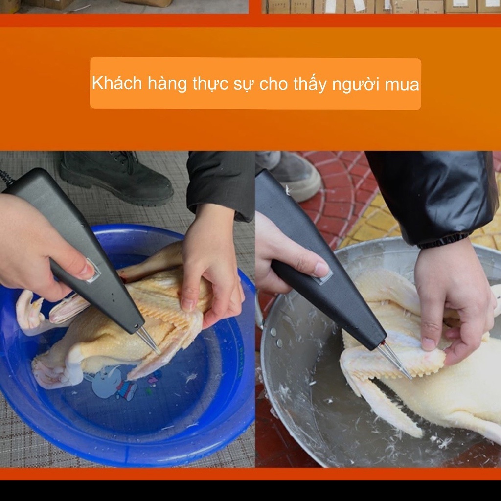 Máy vặt lông vịt cầm tay MẪU MỚI NHẤT DÙNG PIN HOẶC DÙNG ĐIỆN