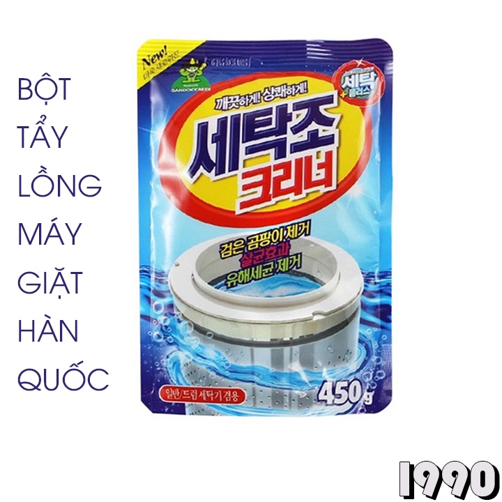 Bột tẩy lồng máy giặt hàn quốc 450g